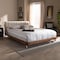 Baxton Studio Sante Mid-Century Beige Upholstered Wood Full Size Platform Bed 156-9290 - alternate 6